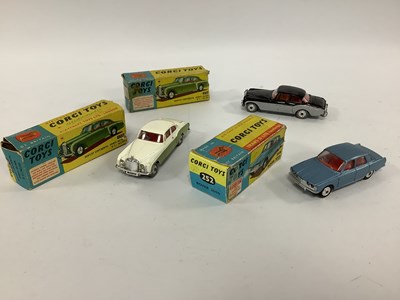 Lot 887 - Three Original Corgi Toys, two No 224 Bentley...