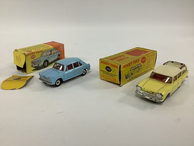 Lot 913 - Two Original Dinky Toys, No 140 Morris 1100,...