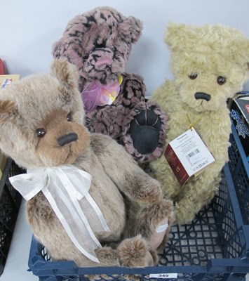 Lot 349 - Three Charlie Bears 'Teddy Bears' all...
