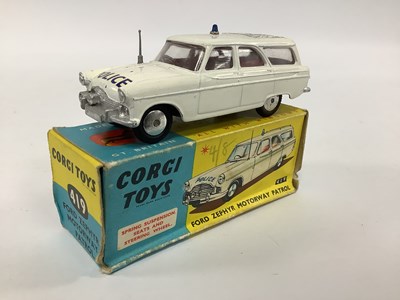 Lot 926 - Corgi Toys No 419 Ford Zephyr Motorway Patrol,...