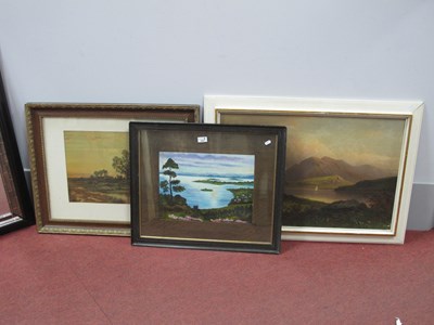 Lot 1507 - V. Rolyat, oil on canvas of a sailing boat in...