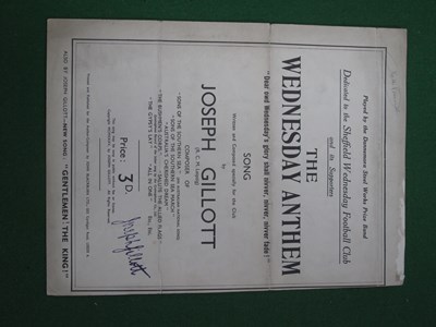 Lot 650 - Sheffield Wednesday 'The Wednesday Anthem'...