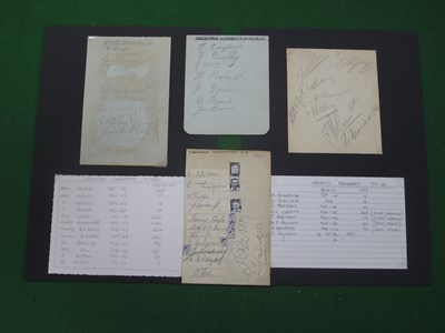 Lot 652 - Sheffield Wednesday Autographs From the 1930s,...