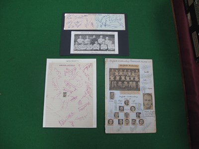 Lot 647 - Sheffield Wednesday Autographs, twelve from...