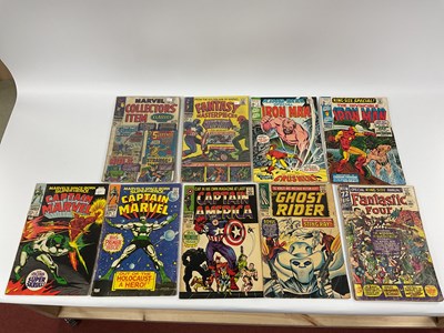 Lot 301 - Nine Mainly Silver Age Comics By Marvel....