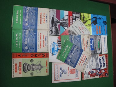 Lot 764 - FA Cup Final Programmes 1955, 57, 63, 65,...