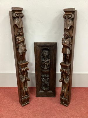 Lot 1528 - XIX Century Carving of a Male Flautist, on an...