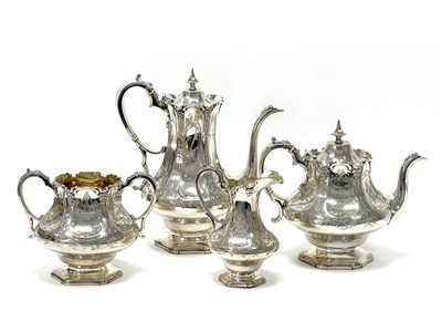 Lot 28 - A Handsome Matched Victorian Hallmarked Silver...