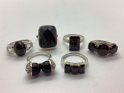 Lot 125 - TGGC 925 and Other Modern Dress Rings,...