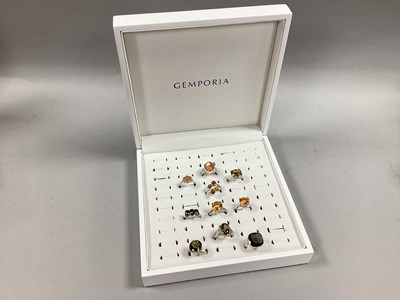 Lot 185 - A Collection of TGGC Modern 925 Dress Rings,...