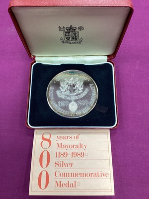 Lot 161 - 1989 Royal Mint Sterling Silver Medal, to...