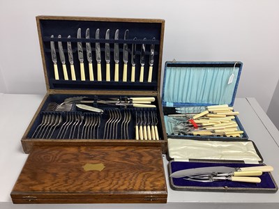 Lot 207 - A Part Canteen of Mappin Plate Cutlery,...