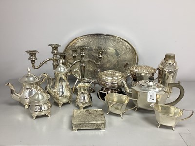 Lot 193 - A Collection of Assorted Plated Ware,...