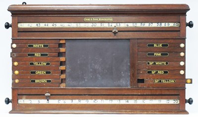Lot 1267 - An Orme & Sons, Manchester, Oak Snooker and...