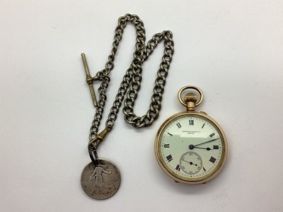 Lot 299 - Depree & Young Ltd; An Openface Pocket Watch,...