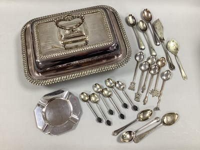 Lot 254 - A Hallmarked Silver Ashtray, A&J Zimmerman,...