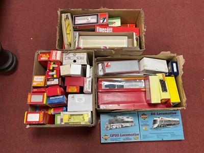 Lot 456 - Three Boxes of Empty Locomotives and Rolling...