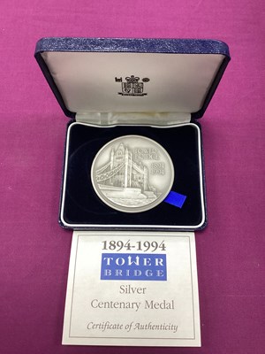 Lot 166 - 1994 Royal Mint Toned Silver Medal,...