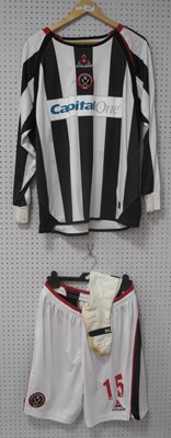 Lot 414 - Robert Kozluk Sheffield United Match Shirt...