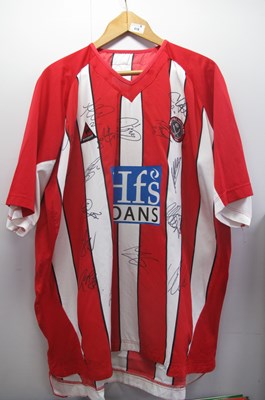 Lot 418 - Sheffield United Le Coq Sportif Home Shirt...
