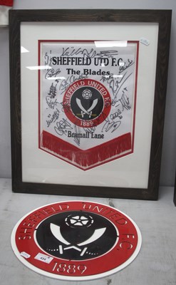 Lot 434 - Sheffield United Club Badge, machine profile...