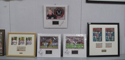 Lot 402 - Sheffield United Montages, with tickets for...
