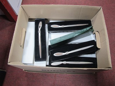 Lot 1130 - One box of Stainless letter openers.