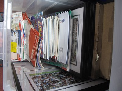 Lot 616 - Framed England and Sheffield United Montages,...