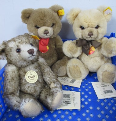 Lot 344 - Three Modern Steiff Teddy Bears #012259 Petsy...