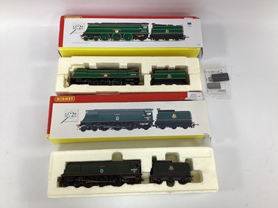 Lot 855 - Two Hornby 'OO' Gauge/4mm Boxed 4-6-2 Battle...