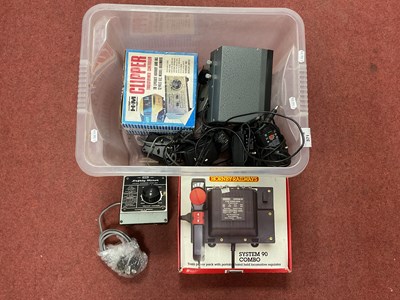 Lot 371 - A quantity of model railway control equipment...