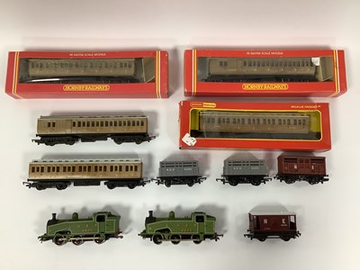 Lot 473 - Two 00 gauge LNER branch-line trains,...