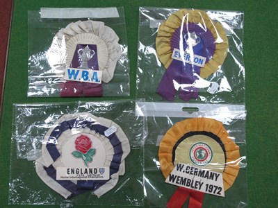 Lot 347 - Rosettes - 1968 F.A Cup Final - Everton and...