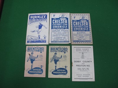 Lot 782 - 1947-8 Programmes - Chelsea v. Blackpool,...