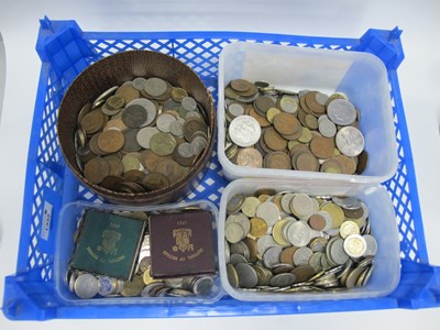 Lot 1332 - Large Collection Of GB And World Coins,...