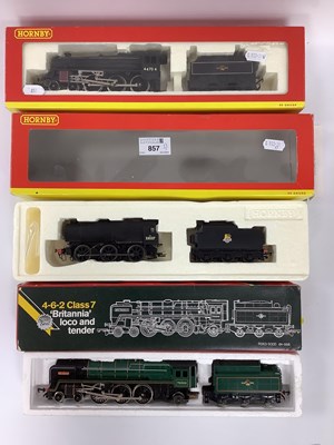 Lot 857 - Three Hornby OO Gauge Steam Locomotives and...