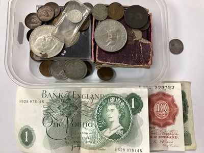 Lot 44 - Collection Of Mainly GB Coins And Banknotes,...