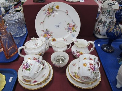 Lot 1260 - Royal Crown Derby "Derby Posies" tea service,...