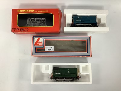 Lot 854 - Two Triang OO Gauge Class 08 0-6-0 Shunter...