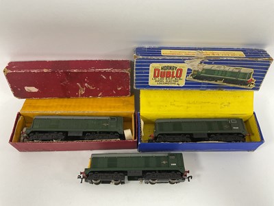 Lot 565 - Three Hornby Dublo 'OO Gauge' Class 20 BR...