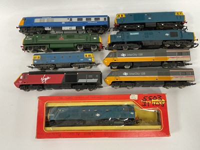 Lot 574 - Nine OO Gauge Diesel Locomotives by Hornby,...