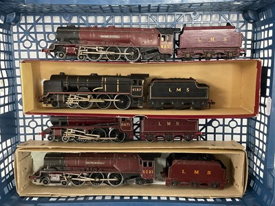 Lot 580 - Four Hornby Dublo 3-Rail 'OO Gauge' Steam...