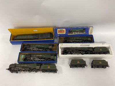 Lot 715 - Five Hornby Dublo 'OO Gauge' 3-Rail Steam...