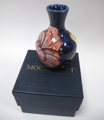 Lot 1230 - A Moorcroft Vase on Blue Ground, designed by...