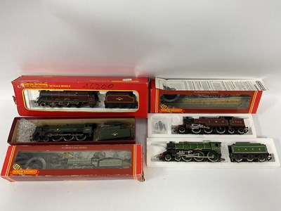 Lot 608 - Four OO Gauge Steam Locomotives by Hornby,...