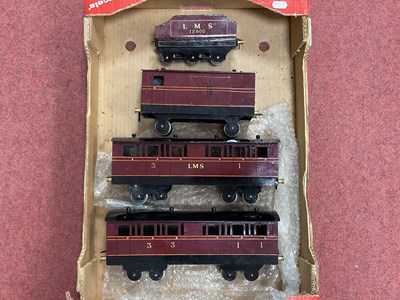 Lot 407 - Four 'O' Gauge Home Crafted LMS Coaches and...