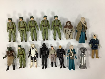 Lot 655 - Sixteen Original Star Wars Trilogy Plastic...