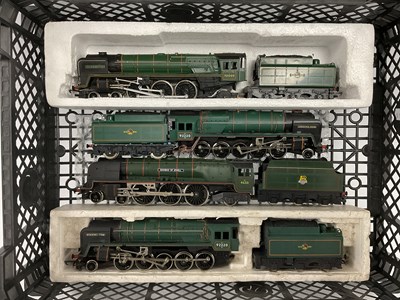 Lot 562 - Four Hornby 00 gauge tender-drive locomotives:...