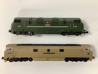 Lot 868 - Two 'N Gauge Diesel Locomotives comprising of...