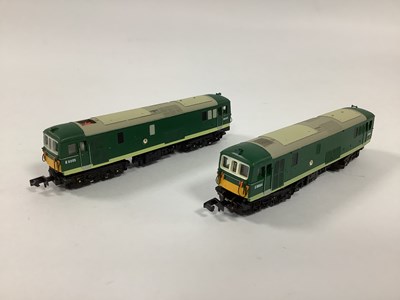 Lot 853 - Two Dapol 'N' Gauge Class 73 Electro-Diesel...